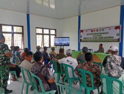 TMMD ke-124 Kodim 0320 Dumai Selenggarakan  Penyuluhan Wawasan Kebangsaan  Kepada Masyarakat kelurahan Bukit Kayu Kapur 
