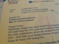 SPRI Minta Presiden Tunda Penetapan Anggota Dewan Pers Periode 2025-2028