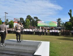 Kapolres Kampar Pimpin Upacara Ops Lancang Kuning 2025, Berlangsung Selama 14 Hari