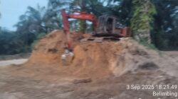 Galian C di Desa Danau Rambai INHU Sempat Terhenti, Kini Beroperasi Kembali , Ada Apa ?