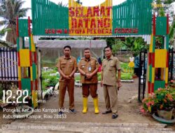 Kunjungan TP PKK Kabupaten dan Camat Koto Kampar Hulu Ahmab Begab ke Desa Pongkai di Sambut Baik 