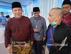 Erwin Sitompul Disambut Hangat PLT Gubernur Riau dalam Open House Idul Fitri 1 Syawal 1447 H