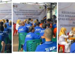 LAPAS BAGANSIAPIAPI DAN PUSKESMAS GELAR SKRINING HIV TERHADAP 150 WBP