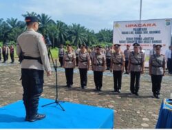 Pelantikan dan Sertijab di Polres Padang Lawas, Kapolres Palas Pimpin Langsung Upacara