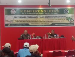 Konferensi Pers Majelis Pertanahan Pusat dan Gapoktan-SAMJ: Dorong Penyelesaian Penguasaan Tanah di Kawasan Hutan