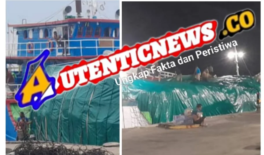 Foto: Kapal kayu yang bawa barang kotak kotak, dan berbagai jenis lainnya bongkar di pelabuhan Pelindo kota Dumai.