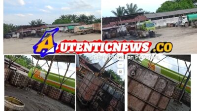 Foto: Gudang penampungan CPO dan Kernel diduga Ilegal lokasi, di jalan Lintas Duri KM 12 Kulim ,Kec.Batin solapan , Bengkalis.