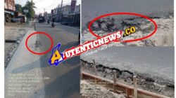 Proyek Rehabilitasi Jalan Rambutan Aspalnya Rapuh, Diduga Kurang Pengawasan PUPR Kota Pekanbaru