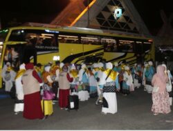 202 Calon Jemaah Haji Rokan Hilir Tiba di Pelabuhan Dumai, Siap Bertolak ke Embarkasi Batam
