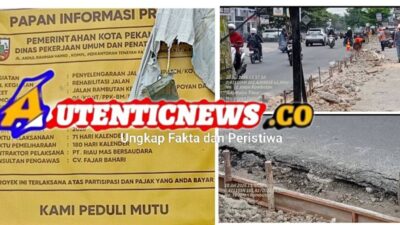 Proyek Rehabilitasi Jalan Rambutan Senilai Rp3 Miliar Lebih Diduga Asal Jadi, Spesifikasi Tak Terpenuhi