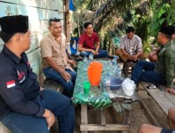 Sorotan Penyimpanan 6 Meja Judi Ikan Sitaan di Rumah Ketua RT di Pelalawan