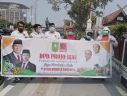 7.000 Masker Ludes Dalam Sejam, Projo Riau Jalankan Arahan Ketum Budi Arie: Harus Tetap Bermanfaat Untuk Rakyat