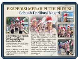 Kapolres Inhil Gelar Apel Pergeseran 150 Personel Menuju Kuala Selat dalam Rangka Ekspedisi Merah Putih Presisi