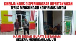 Kinerja Kadis Disperindagsar Dipertanyakan, Terus Menghindari Konfirmasi Media — KAMI Desak Bupati Bistamam Segera Menindaklanjuti