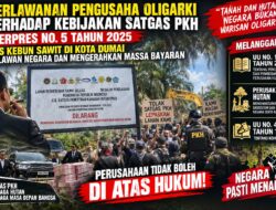 Plang Satgas Tidak Berdampak Terhadap BOS Sawit di Dumai karena Tidak Ada Proses Hukum Oleh Kejaksaan