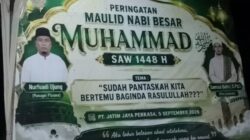 Nur Fuadi Pimpinan PT Jatim Jaya Perkasa Bersama Karyawan Gelar Peringatan Maulid Nabi Muhammad SAW 1448 H