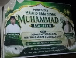 Nur Fuadi Pimpinan PT Jatim Jaya Perkasa Bersama Karyawan Gelar Peringatan Maulid Nabi Muhammad SAW 1448 H