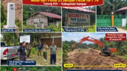 Tanggul Perlindungan Kebun di Kawasan HPT Dipertanyakan, Sdr AMO Diminta Klarifikasi Status Lahan Tersebut 