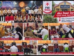 PMR WIRA SMAN 1 Pangkalan Kuras Bersama PMI Pelalawan Sukses Gelar Aksi Donor Darah Sukarela