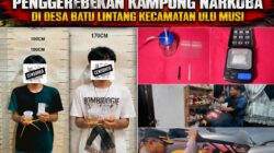 Polres Empat Lawang Polda Sumsel, Gerebek Kampung Narkoba di Desa Batu Lintang kecamatan Ulu Musi