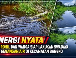 Sinergi Nyata, PUPR Rohil dan Warga Siap Lakukan Swadaya Atasi Genangan Air di Kecamatan Bangko