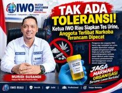 Tak Ada Toleransi! Ketua IWO Riau Siapkan Tes Urine, Anggota Terlibat Narkoba Terancam Dipecat