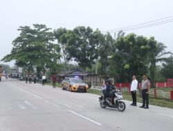 Kapolres Kampar Pimpin Langsung Strong Point Pengaturan Lalu‑Lintas Depan SMPN 2 Tambang