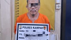Polres Kampar Tangkap Guru Ngaji, Diduga Cabuli 4 Anak Dibawah Umur