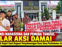 AMP Tabagsel Gelar Aksi Damai di Kejari PALUTA, Desak Periksa Kepala Desa Parlimbatan Terkait Dugaan Penyelewengan DD
