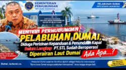 Diduga Perizinan Kepanduan dan Penundaan Kapal Belum Lengkap PT.STL Sudah Beroperasi Diperairan Laut  Dumai Ada Apa….?
