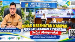Dinkes Kampar Raih Peringkat Pertama Evaluasi Cek Kesehatan Gratis 2026 Se-Provinsi Riau 461.911 Warga Telah Diperiksa, Capaian Meningkat Signifikan